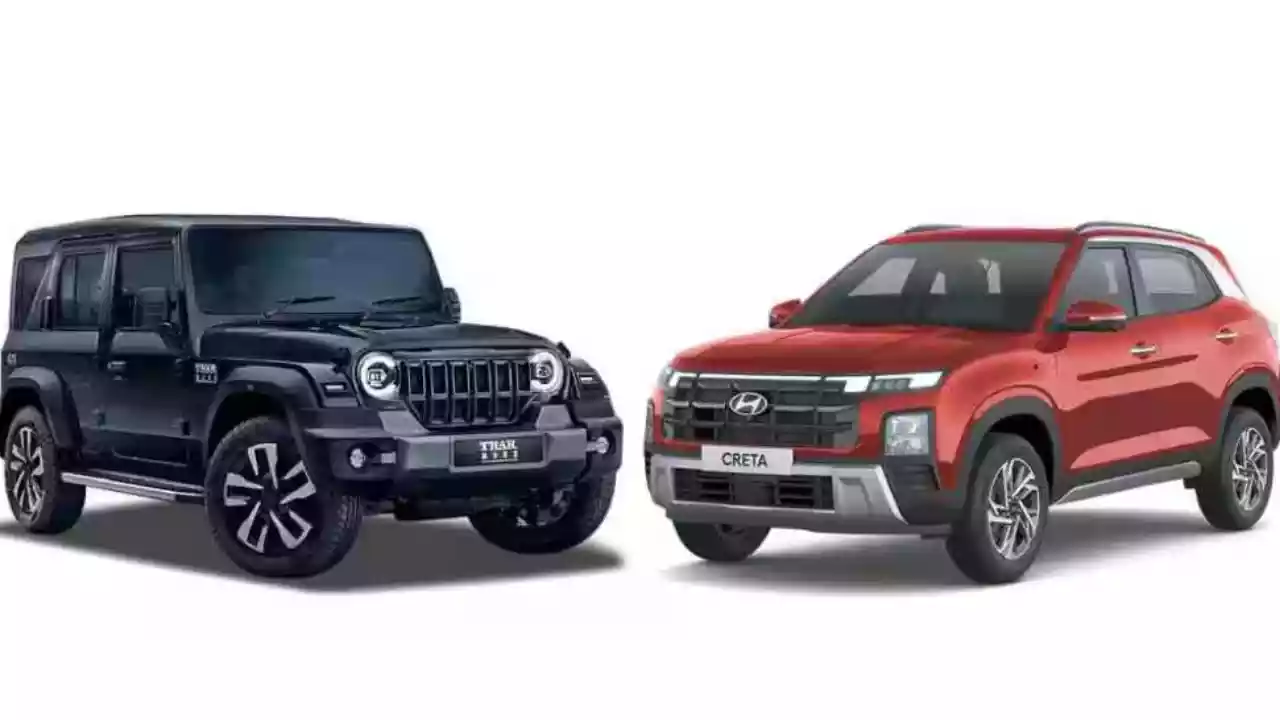 Mahindra Thar Roxx vs Hyundai Creta